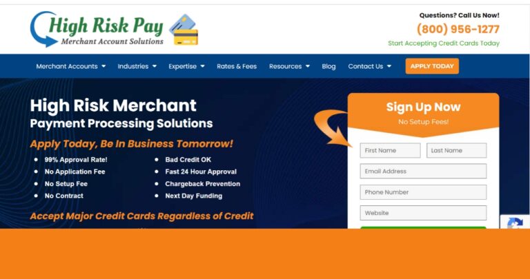 high risk payment processor highriskpay.com