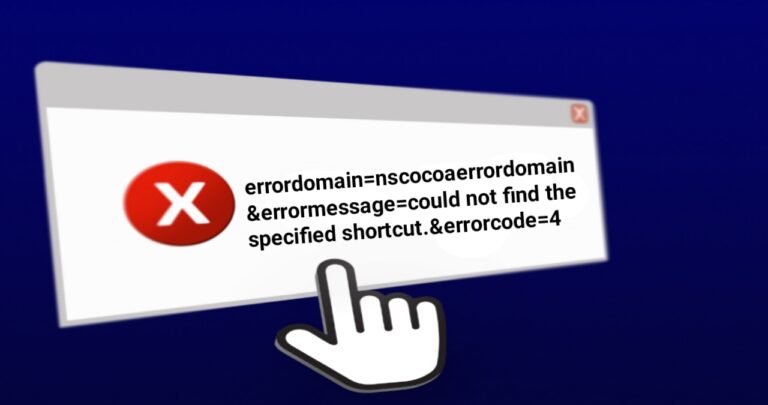 errordomain=nscocoaerrordomain&errormessage=could not find the specified shortcut.&errorcode=4